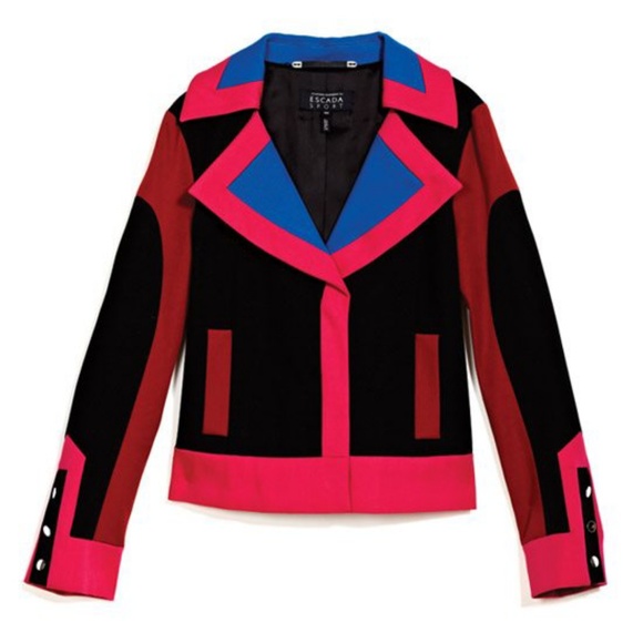Jonathan Saunders for Escada Colorblock Blazer - Picture 5 of 8